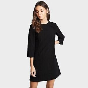 NWT Alice + Olivia Classics Gem Black Shift Dress Size 4